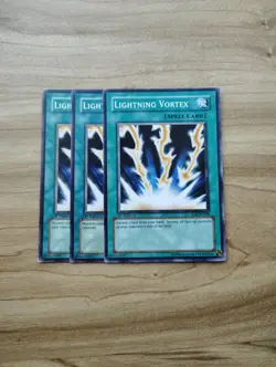 Yu-Gi-Oh! - Lightning Vortex - 3X - Full Playset - Image 1