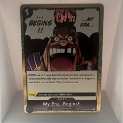 My Era Begins!! OP09-096 R Foil One Piece TCG Emperors In The New World NM - Image 1