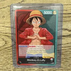 One Piece Monkey D Luffy OP01-003 PRE ERRATA Leader Romance Dawn pre-errata RARE - Image 1