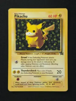 Pikachu 1/53 WoTC Promo Pokemon LP - Image 1