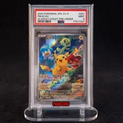 Pikachu Promo-001/SV-P Pokemon Card Japanese PSA 9 #1 - Image 1