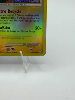 Pokemon TCG Pikachu LV.15 Diamond Pearl Burger King Promo DMG Grade 1 Contender! - Image 4