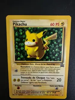 NM! Portuguese Pikachu No.1 World Collection 2000 Promo Pokemon Card! - Image 4