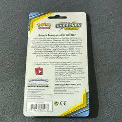 Pokemon TCG Sun & Moon Unbroken Bonds 1-Pack Booster Blister Pikachu Promo Coin - Image 4