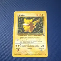 Pokemon Pikachu Black Star Promo 1/53 WOTC Vintage 1999 - Image 1