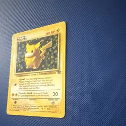 Pokemon Pikachu Black Star Promo 1/53 WOTC Vintage 1999 - Image 2