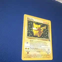 Pokemon Pikachu Black Star Promo 1/53 WOTC Vintage 1999 - Image 3