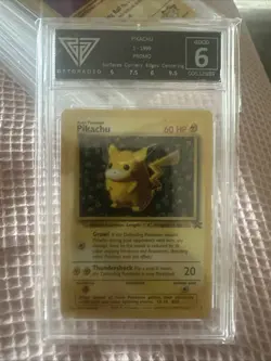 Pokemon TCG Ivy Pikachu #1 Black Star Promo Vintage WOTC - LP/ NM - Image 1