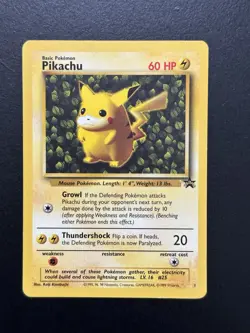 Pokemon TCG Pikachu (1) WoTC Promo Non Holo 1999 Vintage Card - Image 1