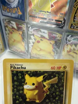 Pokemon Pikachu TCG Vintage Black Star Promo #1 Wizards LP - Image 2