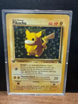 1999 Pokemon League Promo Ivy Pikachu #1 Missing '97 Copyright Error Black Star - Image 1