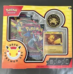 Pokemon TCG Pokemon Day 2026 Collection Box Pikachu Stamped Promo (1 Box) - Image 1
