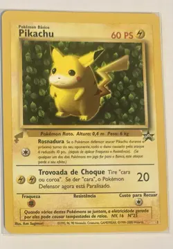 Pokemon TCG Pikachu 2000 #1 Spanish Black Star Promo - NM- WOTC - Image 1
