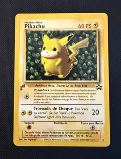 Pokemon TCG Pikachu 2000 #1 Spanish Black Star Promo - LP - WOTC - Image 1