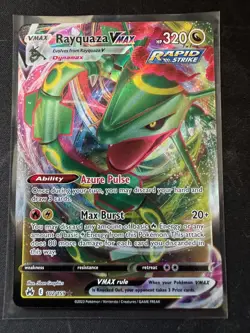 Rayquaza VMAX 102/159 Holo VMAX Rare Crown Zenith Pokemon Holo Near Mint - Image 1
