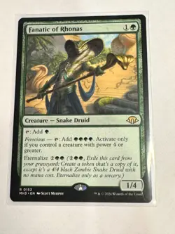 Fanatic of Rhonas Rare Modern Horizons 3 Regular Magic: The Gathering MTG - Image 1