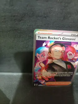 Pokemon TCG Team Rocket's Giovanni Holo Card 238/182 Sir Sv10: Destined Rivals - Image 3