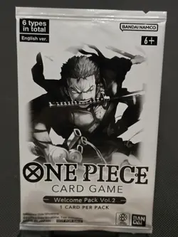Welcome Pack Vol.2 One Piece Promo Card Sealed English - Image 1