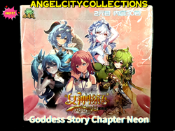 Goddess Story Anime CCG TCG Waifu Card Game 30 Pack Booster Box Chapter Neon - Image 1
