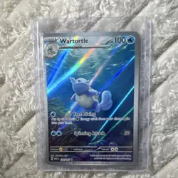 Pokemon 151 Wartortle Illustration Rare Card 171/165 NM - Image 1