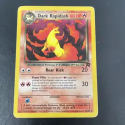 Dark Rapidash 44/82 Pokemon Card Rocket Set - Image 1