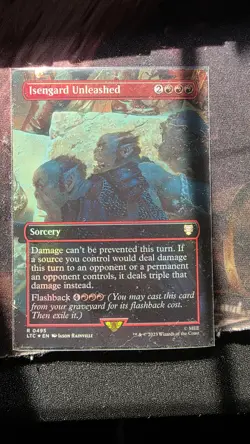 Isengard Unleashed (Borderless) Commander: the Lord of the Rings: Tales of... - Image 1