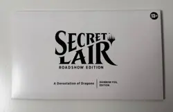 Magic The Gathering Secret Lair Roadshow Rainbow Foil A Devastation Of Dragons - Image 1