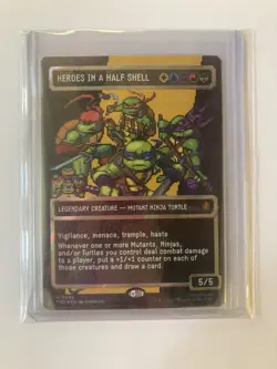 MTG Heroes In A Half Shell - TMC - Borderless - Surge Foil #96 - Image 3