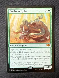 Goldvein Hydra - Outlaws of Thunder Junction PROMO (MTG) NM - Image 1