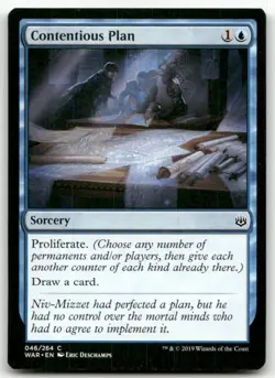 Contentious Plan #46 (NM) War of the Spark WAR Magic MTG - Image 1
