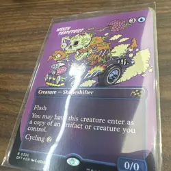 Waxen Shapethief (Borderless) #336 (Foil) (NM) Aetherdrift DFT Magic MTG - Image 4