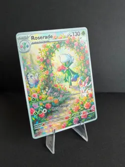 Pokemon Roserade Custom Art Holo Karte Altered Fan Art Near Mint - Image 2