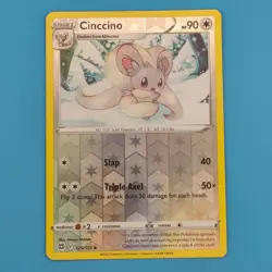 CINCCINO 125/172 UNCOMMON BRILLIANT STARS POKEMON REVERSE HOLO NM/M - Image 1