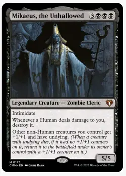 Mikaeus, the Unhallowed 0173 NM Regular Mythic MTG Commander Masters - Image 1