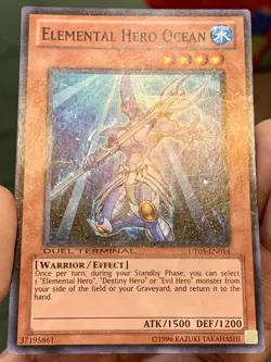 Yugioh 2011 Elemental Hero Ocean DT05-EN014 Duel Terminal Rare NM/VLP w/Track - Image 5