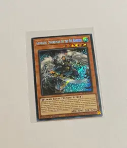 Yu-Gi-Oh! Georgius, Swordman Of The Ice Barrier #BLTR-EN006 Secret 1st Ed (NM) - Image 1