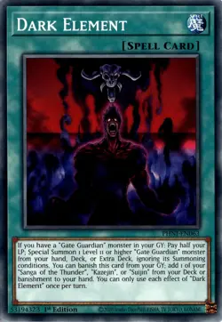 Dark Element Common Normal Spell 1st Edition Phantom Nightmare Yugioh - Image 1