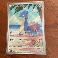 Misty's Lapras 194/182 Destined Rivals Illustration Rare Pokemon TCG - Image 1