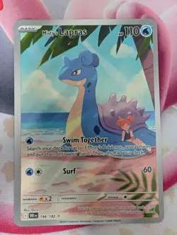 Pokemon TCG Destined Rivals 194/182 Misty's Lapras Illustration Rare ✅ - Image 2