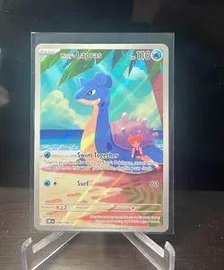 Pokemon TCG Misty's Lapras Destined Rivals 194/182 Illustration Rare - Image 1
