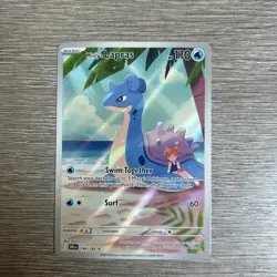 Pokemon TCG Misty's Lapras Destined Rivals 194/182 Illustration Rare NM - Image 1