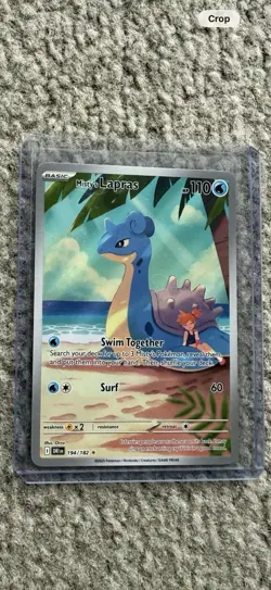 Misty's Lapras 194/182 Illustration Rare Card Destined Rivals TCG Pokemon - Image 1