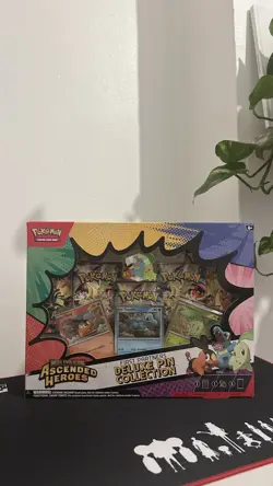 Pokemon TCG Mega Evolution Ascended Heroes First Partners Deluxe Pin Collection - Image 1