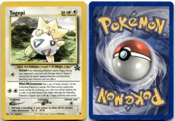 Togepi 30 Promo Wizards Black Star Promos Pokemon Heavily Played - Image 1