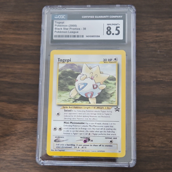 WotC Pokemon TCG Togepi 30 Black Star Promo Regular Pokemon League 2000 CGC 8.5 - Image 1