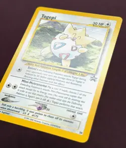 Pokemon 2000 Black Star Promo #30 Togepi, Wizards of the Coast WOTC Vintage NM - Image 2