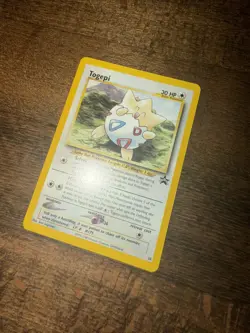 Pokemon Card TCG WoTC Black Star Promo Togepi #30 - LP/NM - Image 1