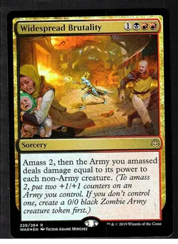 Widespread Brutality R War of the Spark 226 LP Foil - Image 1