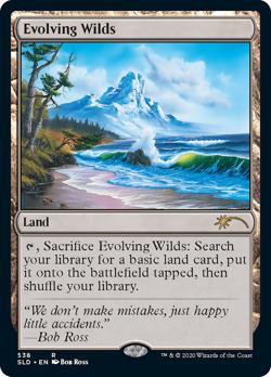MTG Evolving Wilds (Bob Ross) Secret Lair Drop Regular M/NM - Image 1