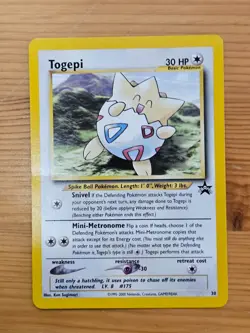 Pokemon TCG Togepi Black Star Promo #30 LP/NM WOTC. - Image 1